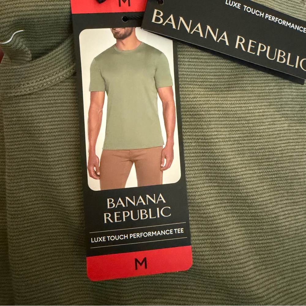 Banana Republic Sage Green Short Sleeve Tee